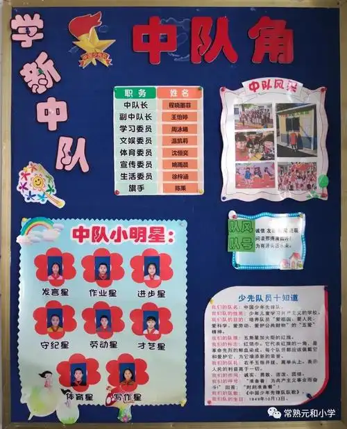 喜报元和小学少先队中队角获评苏州市优秀中队角