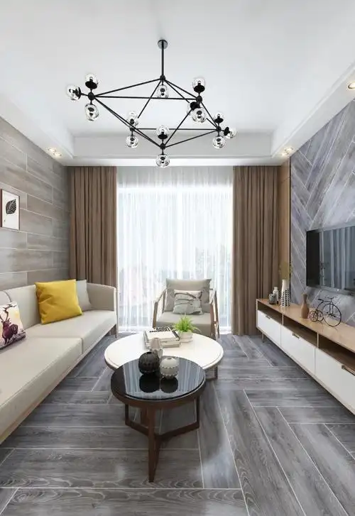 木诗伦瓷木7大尺寸木纹砖铺贴效果太美了