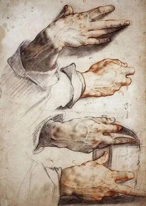 这些手部素描,值得收藏慢慢看!