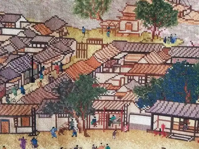 清明上河图_6.5米十字绣