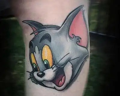 猫和老鼠汤姆纹身图案(11)
