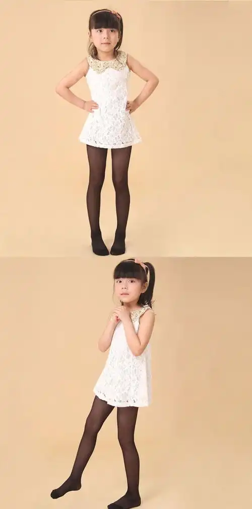 春夏季儿童连裤袜 糖果色包芯丝白色舞蹈袜 女童打底丝袜一件代发