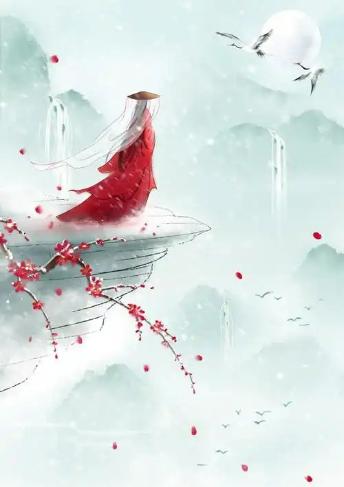 古风美女背影壁纸 | 青衫烟雨客,似是故人来|似是故人来|古风|壁纸