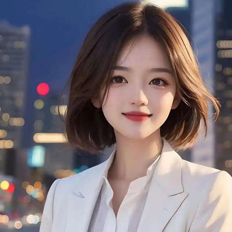 气质白色职业装女头像#可换脸#可漫改 能打动人的从来不是花言巧语