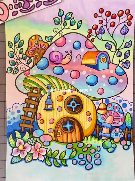 马克笔绘画马克笔绘画作品