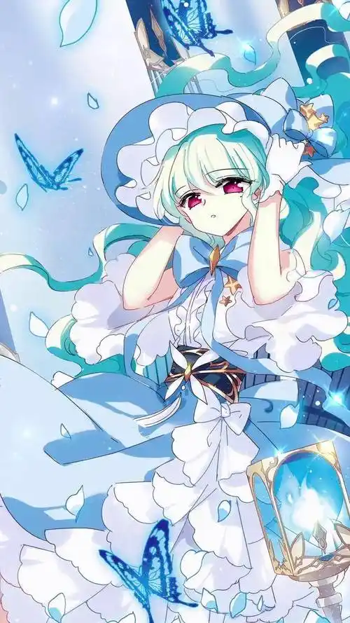 穿越西元3000后姬怜美送你一张动态壁纸微风轻轻地吹