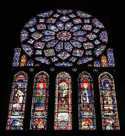 哥特式教堂彩绘玻璃丨神话般的色彩