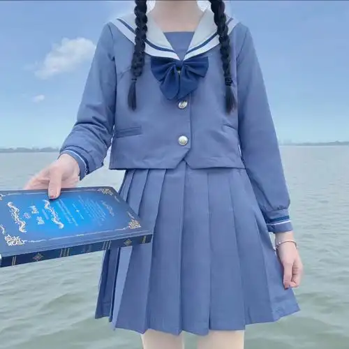 实拍 日系jk制服裙正版学生学院风水手服正统