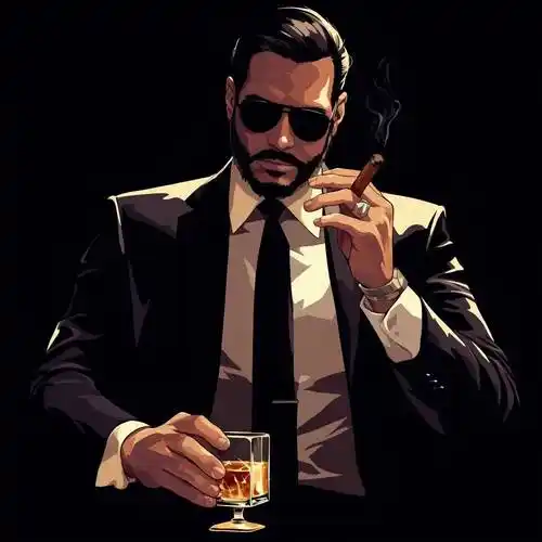 压迫感拉满的硬汉头像!