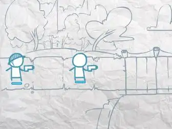 在纸上画的,战斗小游戏