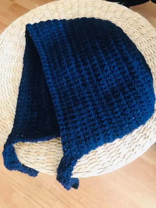 护耳帽钩织毛线帽钩针图解教程