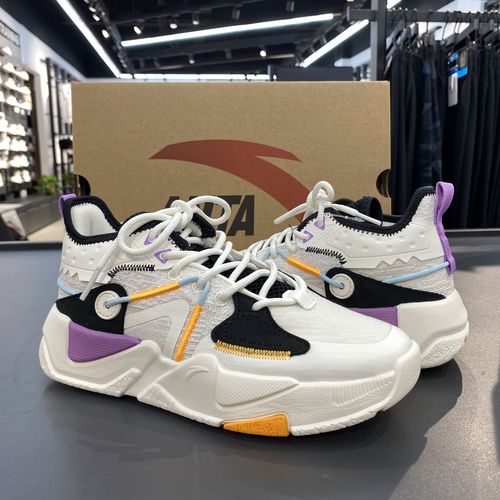 安踏运动鞋时尚运动时尚轻便休闲霸道踏板汤霸道g6板鞋