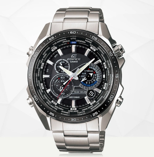 casio 卡西欧 edifice系列 eqs500db-1a1 男士腕表 142.