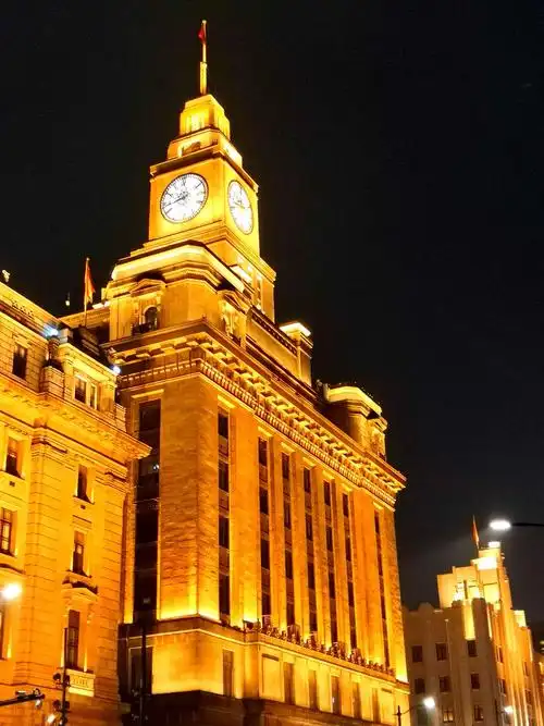 上海外滩的钟声由此发出.