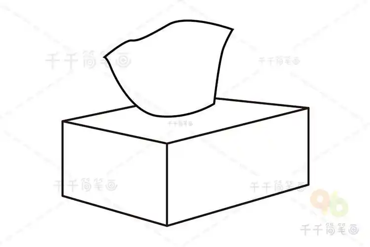 笔画书简笔画纸简笔画纸巾简笔画图片第2张纸巾餐巾纸厨房酒店用纸有