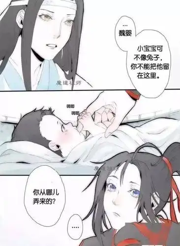 魔道祖师:蓝湛,这是我生的孩子