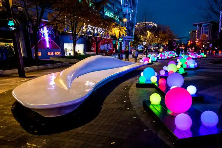 湖滨步行街灯光秀 2020.12.18(摄于12月16日)-19摄区-杭州19楼