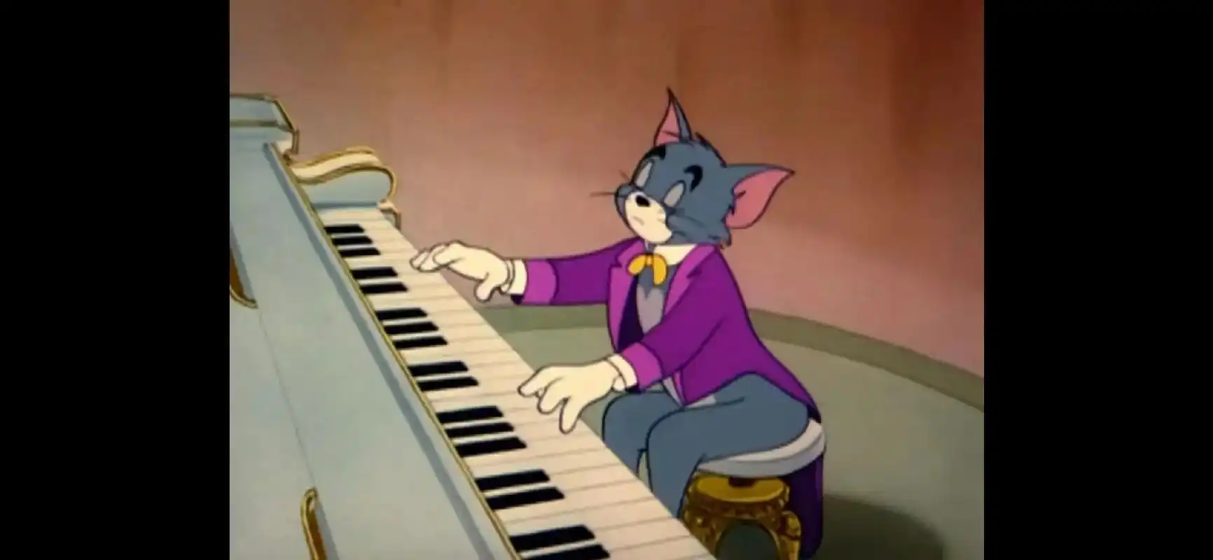 我宝宝弹琴英姿的碎片#猫和老鼠 #童年动画 - 抖音