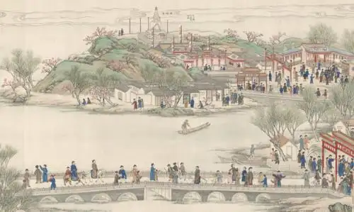 万寿图下卷自西直门至神武门96605x1024像素清嘉庆四年pdf63页