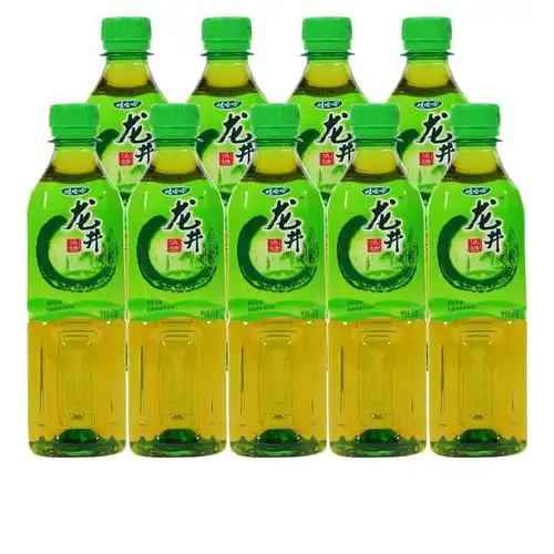 娃哈哈龙井绿茶饮料整箱批发500ml9瓶哇哈哈低糖茶饮料夏季参数
