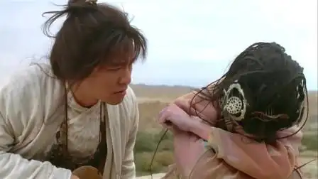 大话西游:至尊宝白晶晶悬崖边纠缠,还发出怪叫?