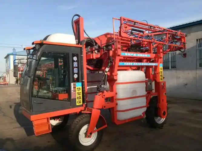 华玺3wpz-800a玉米喷药机自走式农用打药机四轮喷药车