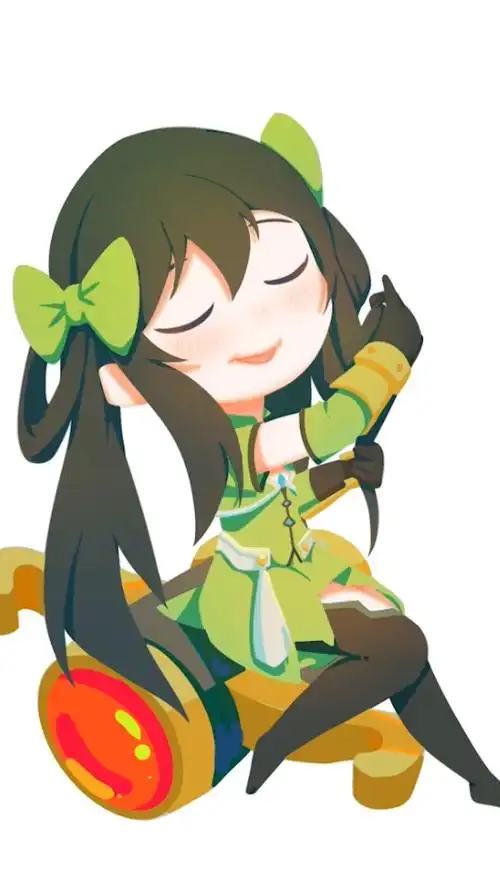 q版孙尚香上色过程,你的王者是什么段位呢?评论区见呀