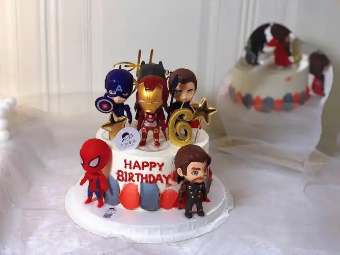 复仇者联盟主题蛋糕男孩生日蛋糕