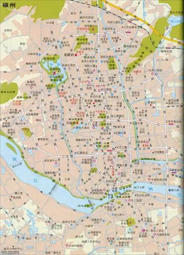 福州市附近交通旅游图福州交通旅游地图