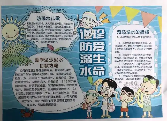 珍爱生命 防溺水(204小报展)