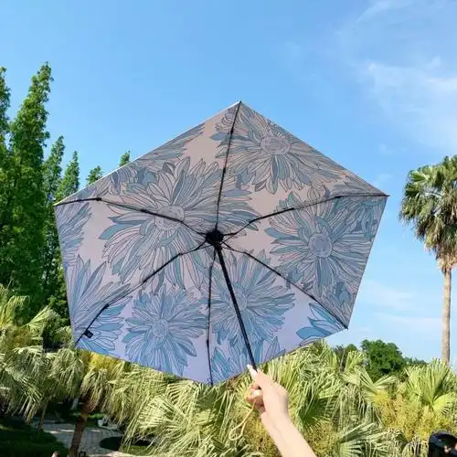 0掌心伞太阳伞女小巧便携防晒防紫外遮阳伞小伞-阿里巴巴
