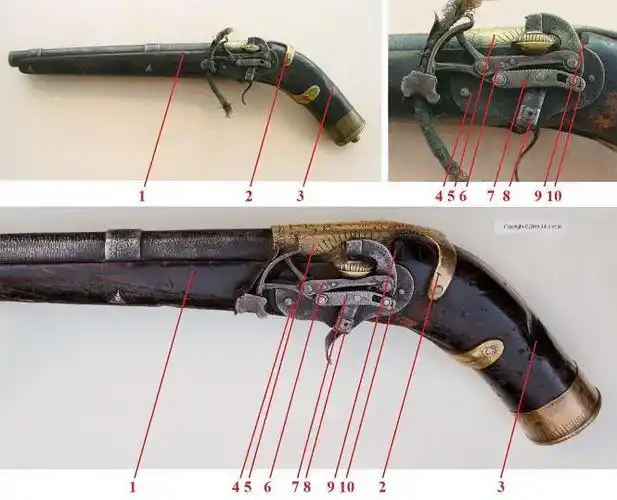又一把自开门火绳枪照片
