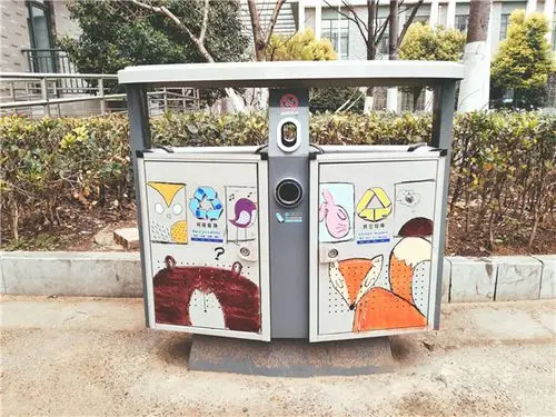 环境工程学院举办"垃圾桶涂鸦"创意活动