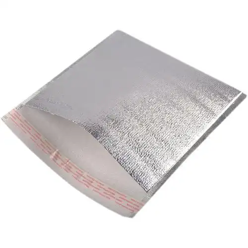 保温带胶折铝箔外卖一次性果蔬保鲜开口口袋快递保温袋