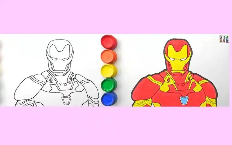 钢铁侠简笔画 钢铁侠简笔画儿童画