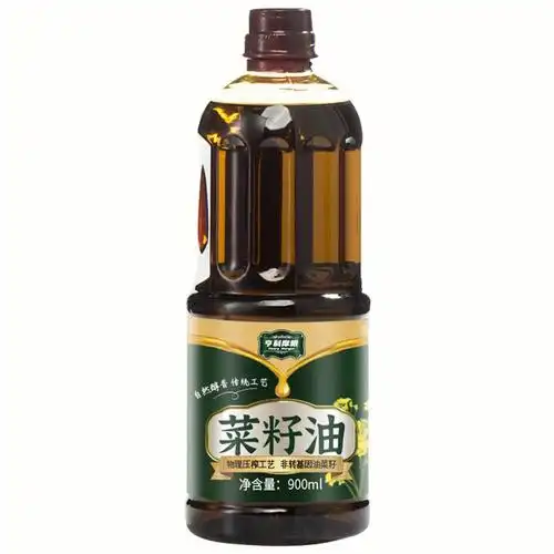 吃起来也比较健康,没有太多垃圾成分  颜色深,比普通菜籽油深很多