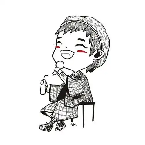 今日份et优秀饭绘分享华晨宇演唱会全场造型简笔画