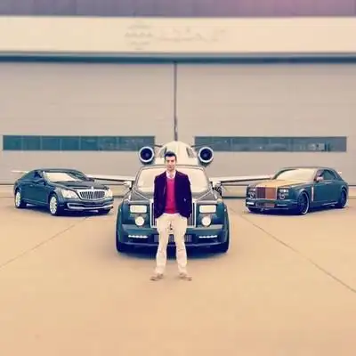 脑残无国界看国外富二代咋炫富