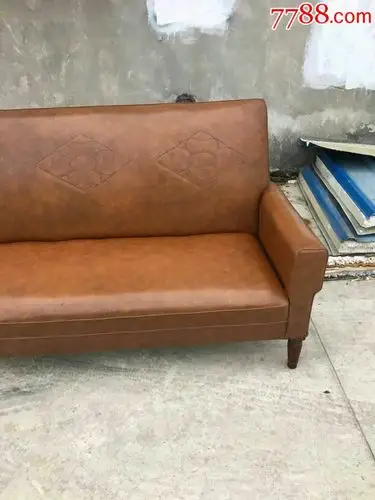 民国海派纯牛皮沙发一个
