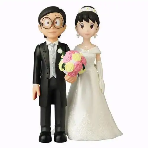 模玩资讯medicomtoy哆啦a梦大雄与静香之结婚