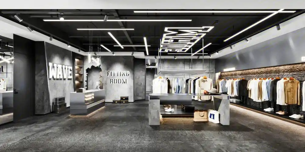 男装店设计|工装设计|店铺设计|商场店设计|潮牌店设计需要设计的小盆