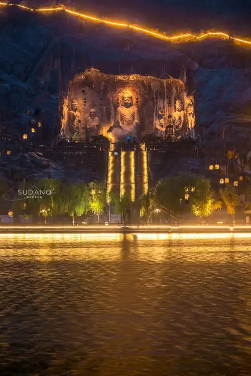 原创古老洛阳千年石窟夜游龙门不害怕吗不阴森吗