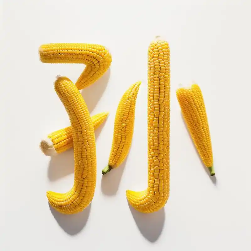 玉米做的姓氏头像,非常有创意和趣味性,你喜欢吗