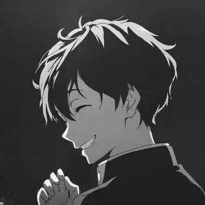 高清伤感流泪的动漫网抑云头像图片蓝色 忧郁 悲伤 意境