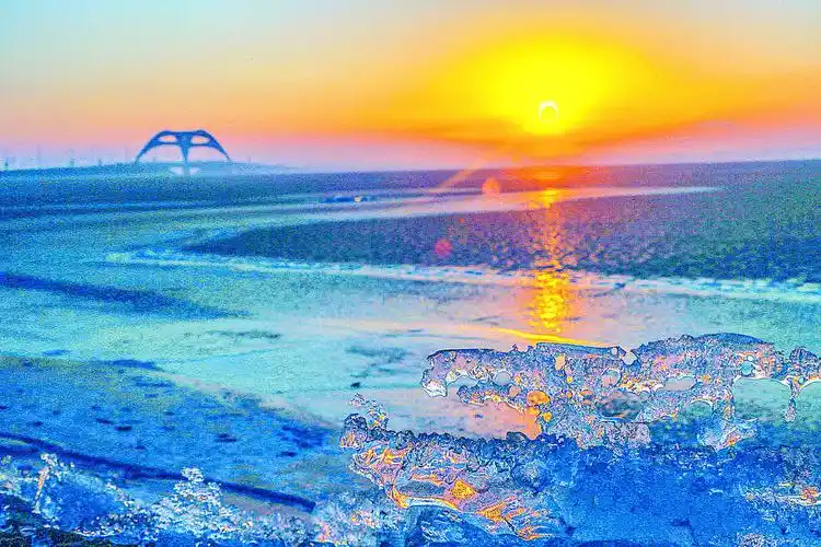 新年的第一缕曙光