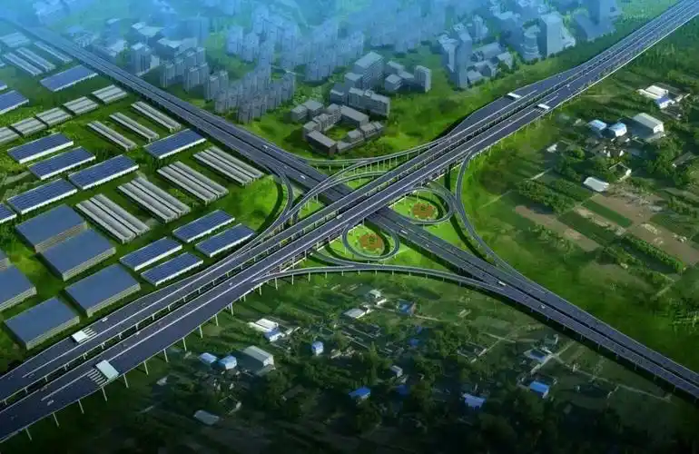 成绵高速第二复线效果图