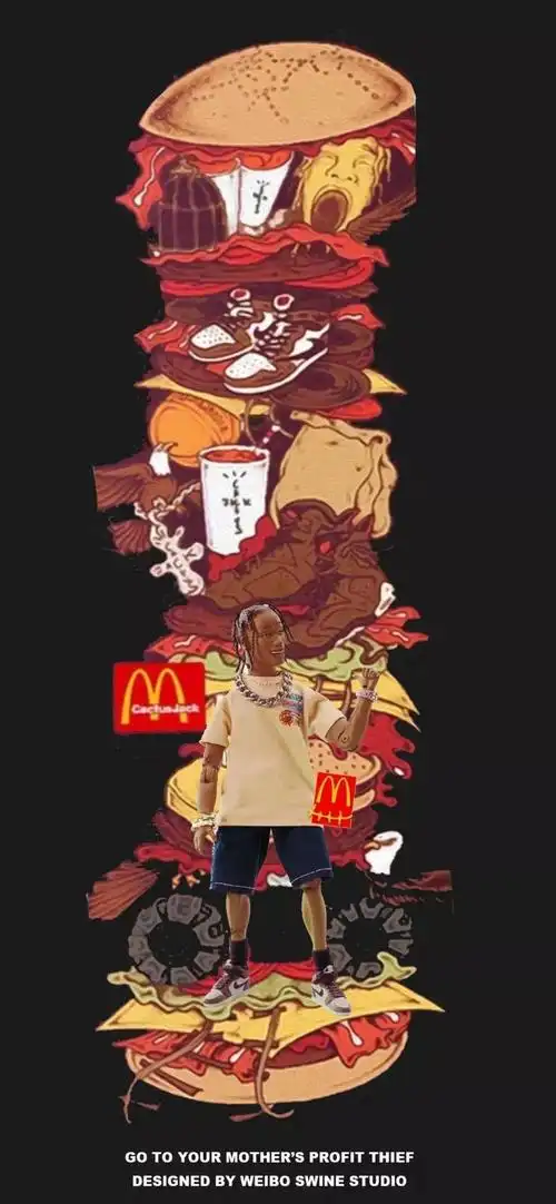 壁纸丨travisscott金拱门