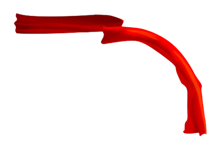 画手绘飘扬的红绸子插画1080p红色的绸子飘扬的红色丝绸插画中国风红