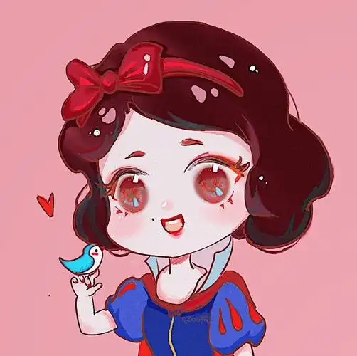 q版迪士尼公主头像