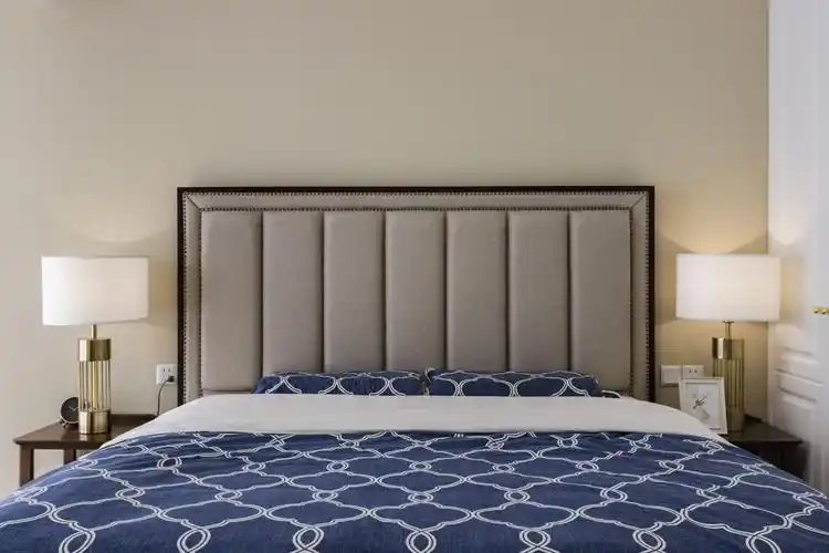 150㎡混搭装修床头软包图片